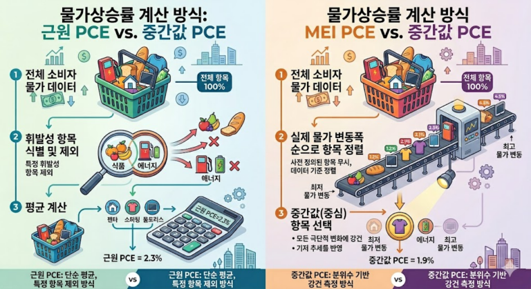 케빈 워시 연준 의장 물가 지표 중간값 프레임워크 비교