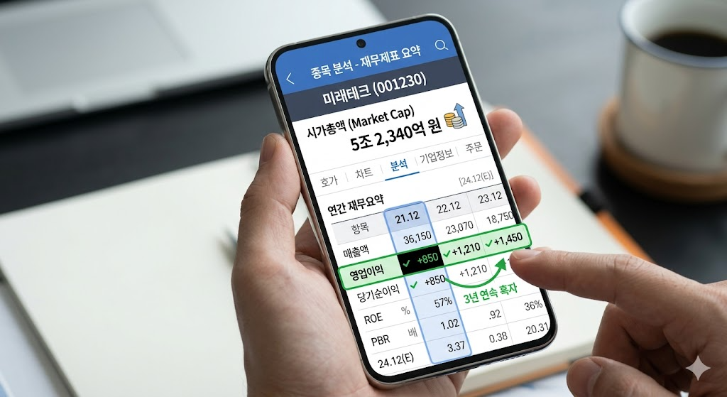 MTS에서 상장폐지 위험 종목 솎아내는 시가총액 확인법