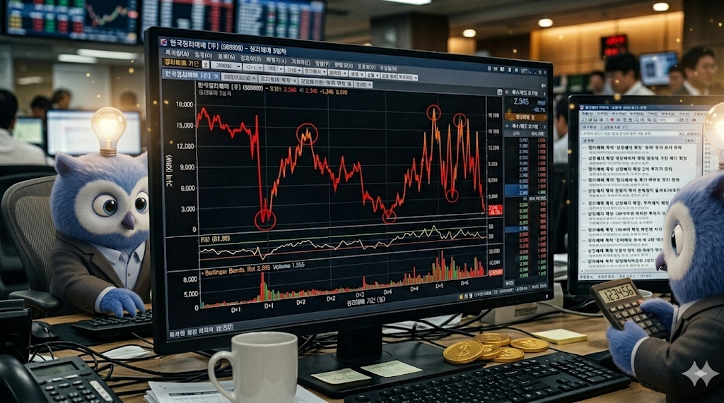 상한가 하한가 제한이 없는 상장폐지 정리매매 위험성 차트