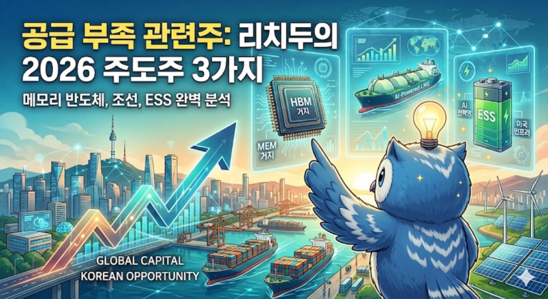 공급 부족 관련주 3개 섹터