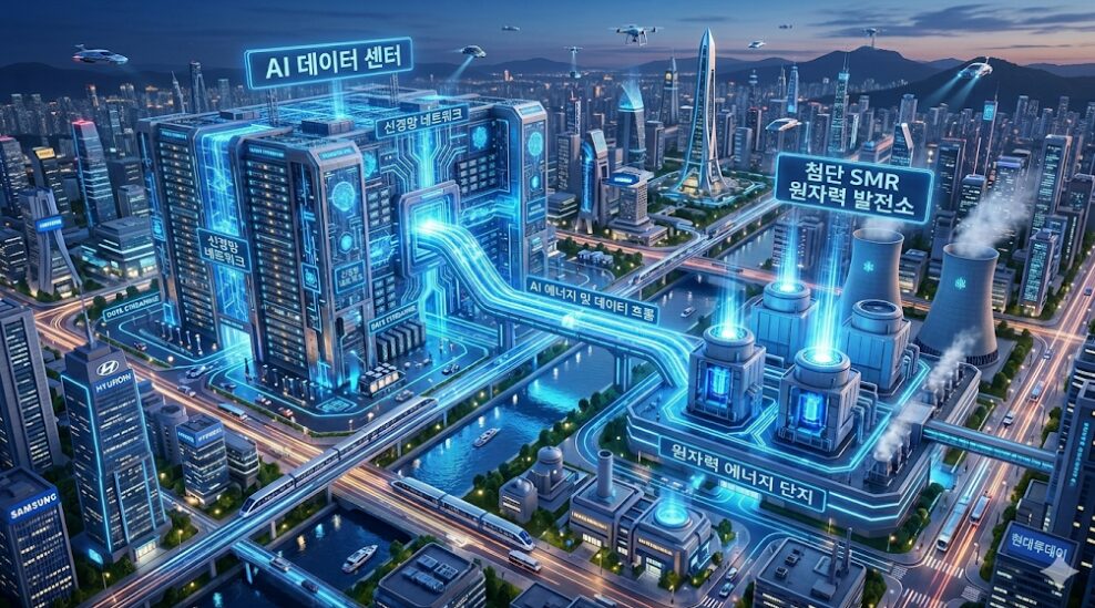 AI 거품 붕괴를 막기 위한 AI 데이터센터와 첨단 SMR 원자력 발전소