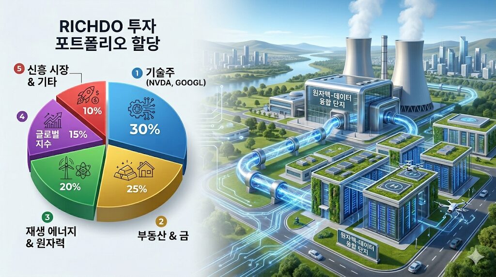 빅테크 원전 관련주 및 전력 인프라 자산 배분 포트폴리오 구조화