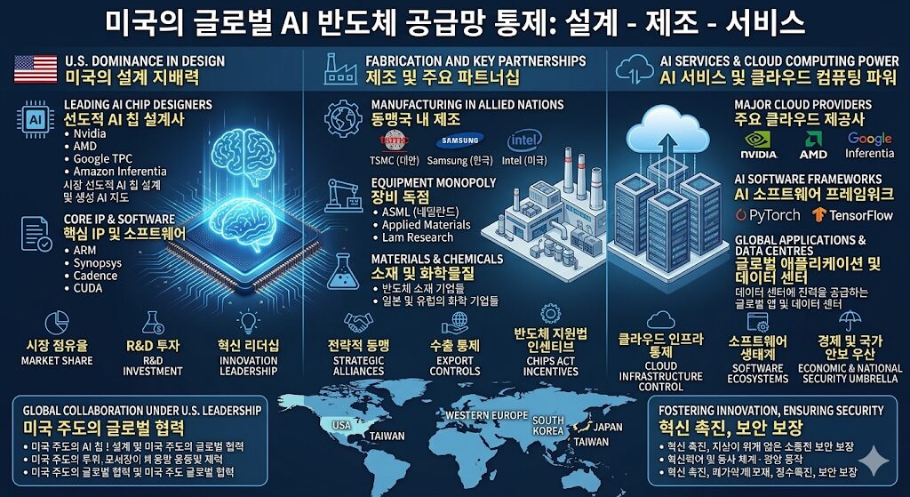 미국의 새로운 패권 컴퓨트 달러 시스템과 글로벌 AI 반도체 공급망 통제 구조